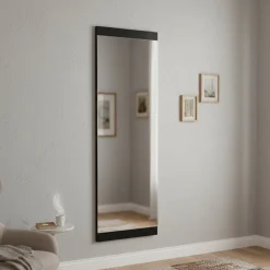 Specchi > Dmora Specchio rettangolare classico 40x120h cm - Fiammetta Nero