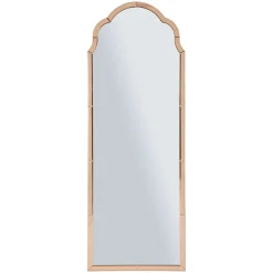 Specchio Rosa Trasparente Cornice Sagomata Forma Rettangolare 55x150h cm, Tipologia a Parete - Berat