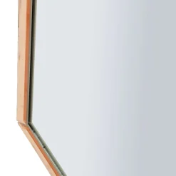 Specchio Rosa Trasparente Cornice Sagomata Forma Rettangolare 55x150h cm, Tipologia a Parete - Berat