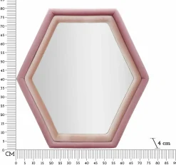 Specchio rosa 75x80h cm - Balla