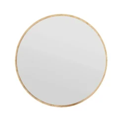 Specchio rotondo rovere 60x60h cm - Adelasia