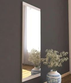 Specchi > Dmora Specchio soggiorno 40x120h cm - Fiammetta Bianco