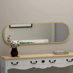 Specchi > Dmora Specchio stretto rovere 40x120h cm - Korban Marrone Rovere