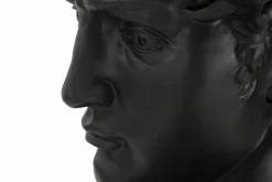 Oggettistica > Dmora Statua Acquerello, 44x36 h60 cm, Nero