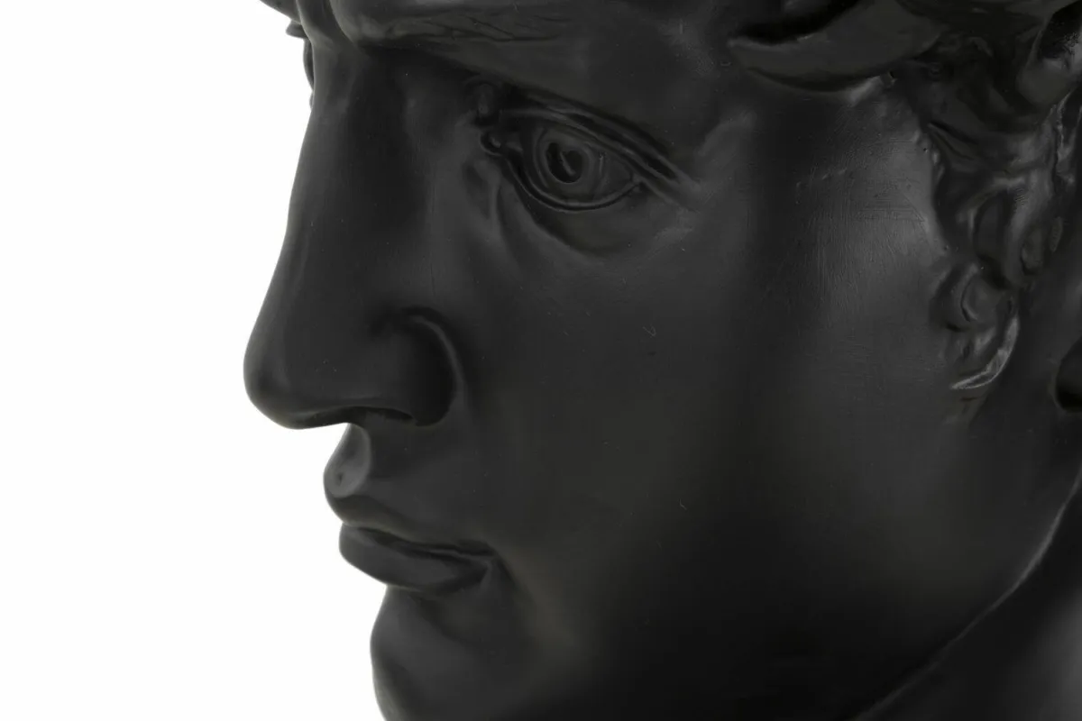 Oggettistica > Dmora Statua Acquerello, 44x36 h60 cm, Nero