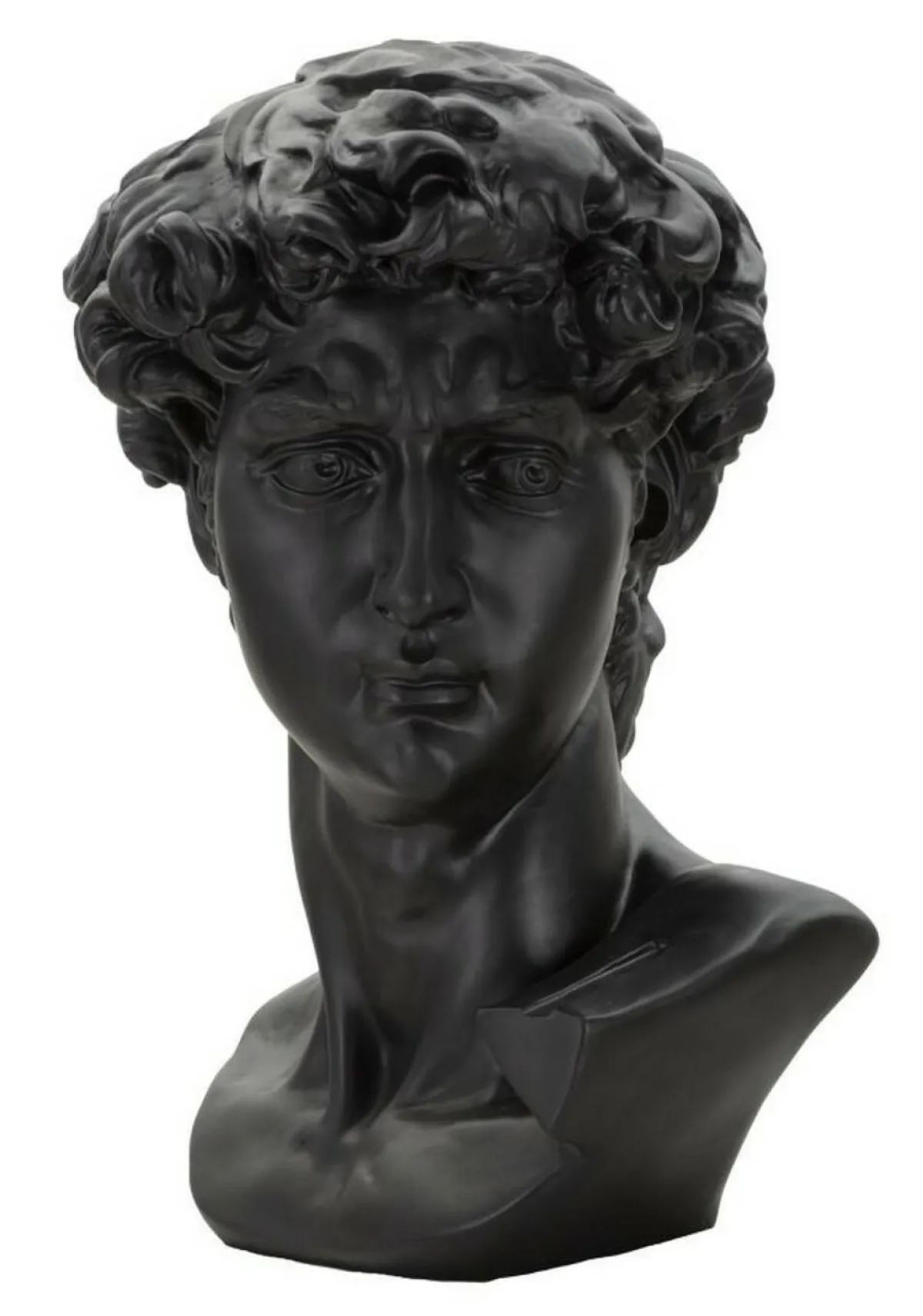 Oggettistica > Dmora Statua Acquerello, 44x36 h60 cm, Nero