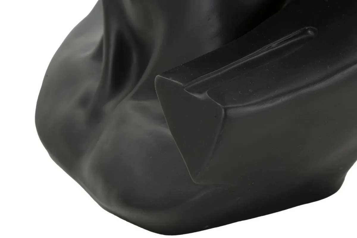 Oggettistica > Dmora Statua Acquerello, 44x36 h60 cm, Nero