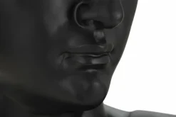 Oggettistica > Dmora Statua Acquerello, 44x36 h60 cm, Nero