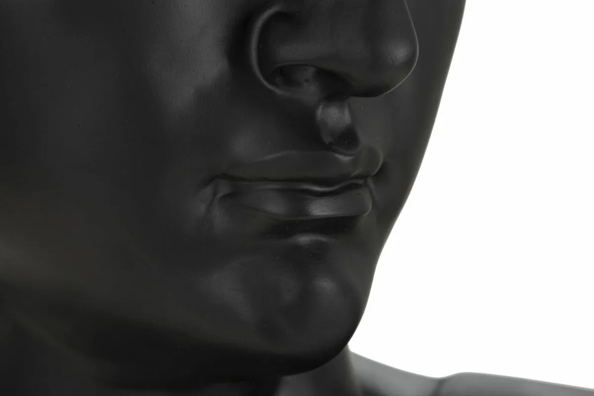 Oggettistica > Dmora Statua Acquerello, 44x36 h60 cm, Nero