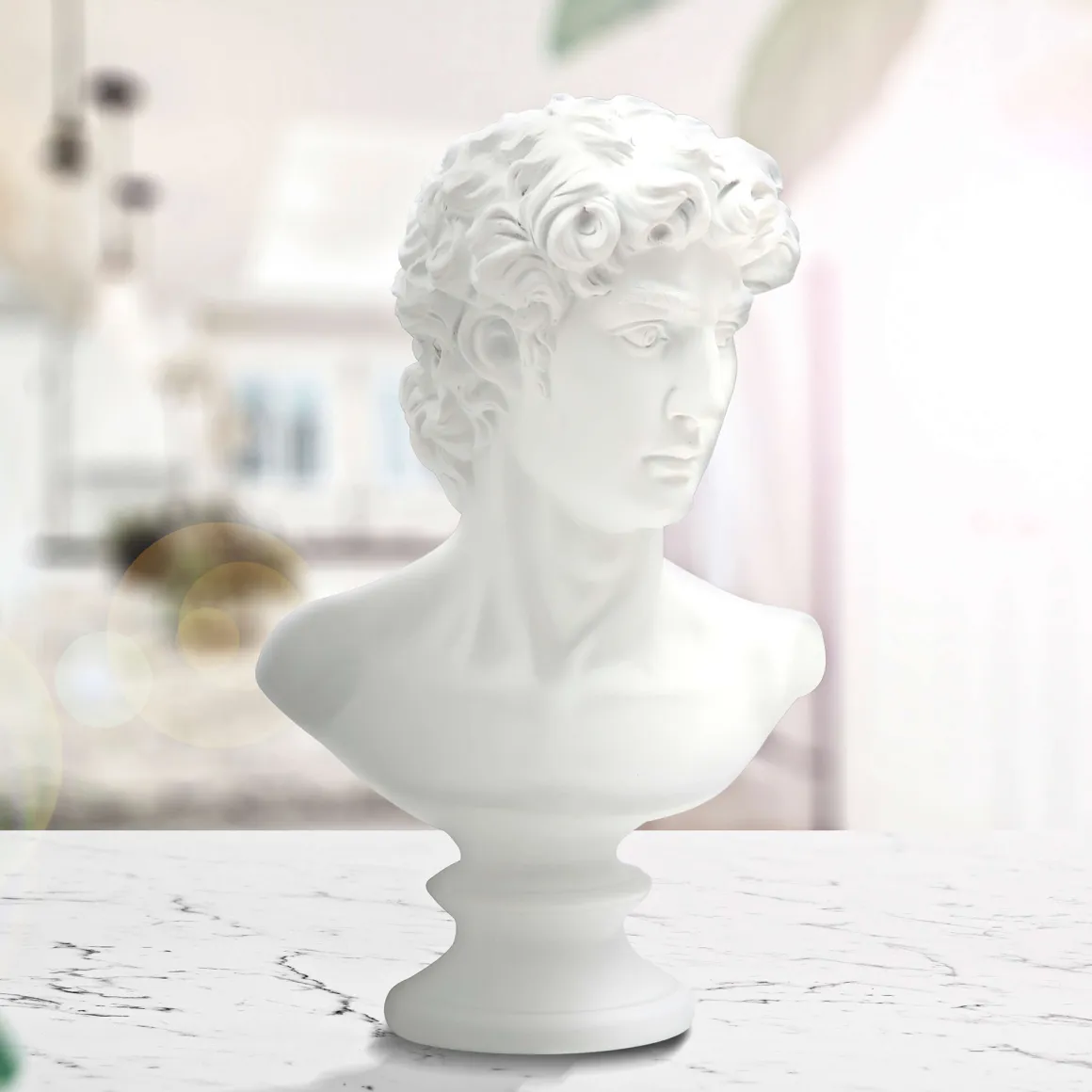 Statua Bianco Scultura Classica, - Levuka