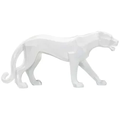 Statua Bianco Statua di Pantera, - Nerioo