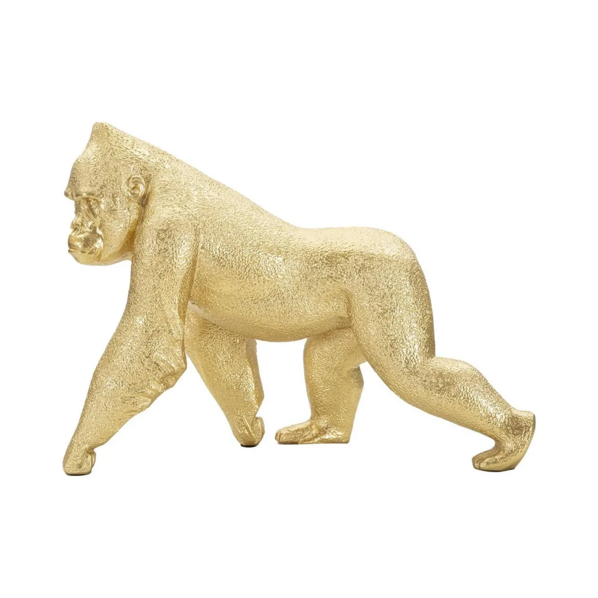 Oggettistica > Dmora Statua Guazzo, 30x12 h22 cm, Oro