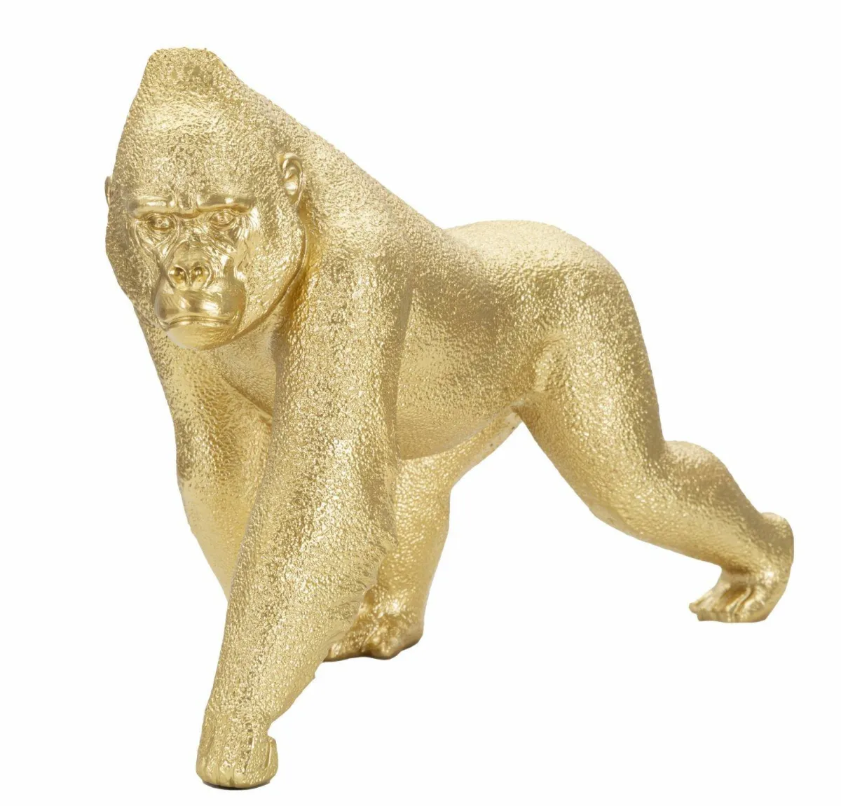 Oggettistica > Dmora Statua Guazzo, 30x12 h22 cm, Oro