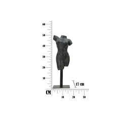 Statua Nero Busto Scultura Classica, - Atlin
