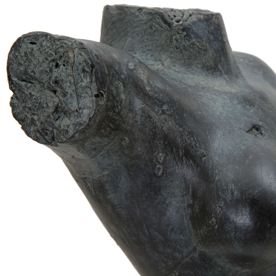 Statua Nero Busto Scultura Classica, - Atlin