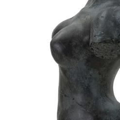 Statua Nero Busto Scultura Classica, - Atlin