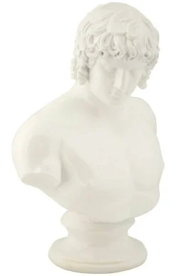 Stauta Encausto, 18x13 h25 cm, Bianco