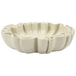 Oggettistica > Dmora Svuotatasche Effetto Pietra Sfumatura Colore Struttura Crema, - Esquel Bianco Crema