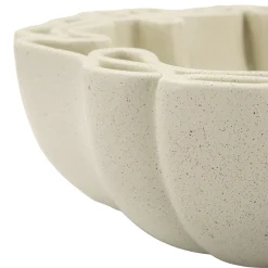 Oggettistica > Dmora Svuotatasche Effetto Pietra Sfumatura Colore Struttura Crema, - Esquel Bianco Crema