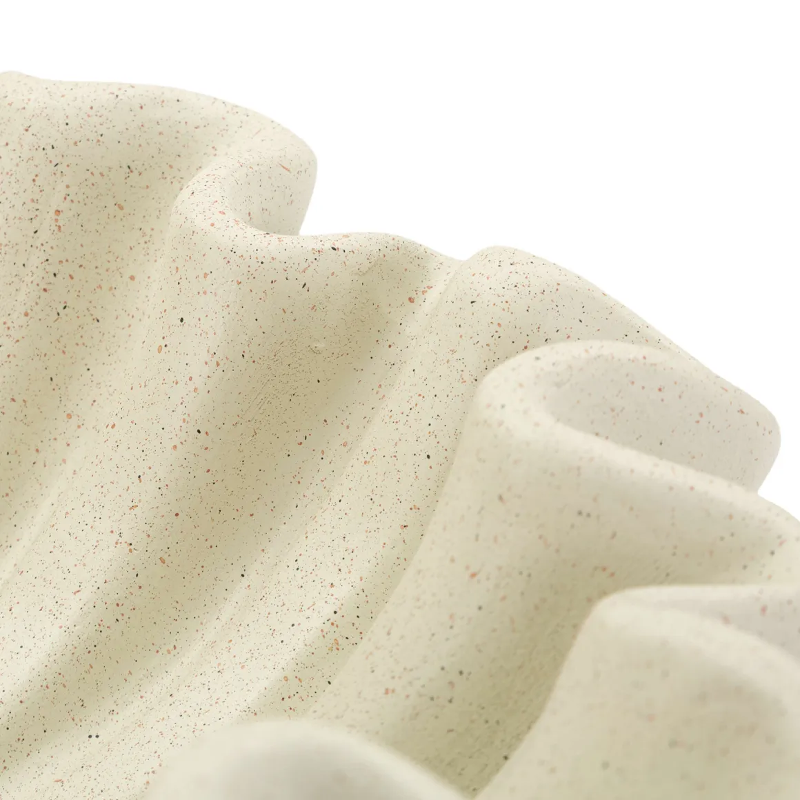 Oggettistica > Dmora Svuotatasche Effetto Pietra Sfumatura Colore Struttura Crema, - Fanepale Bianco Crema