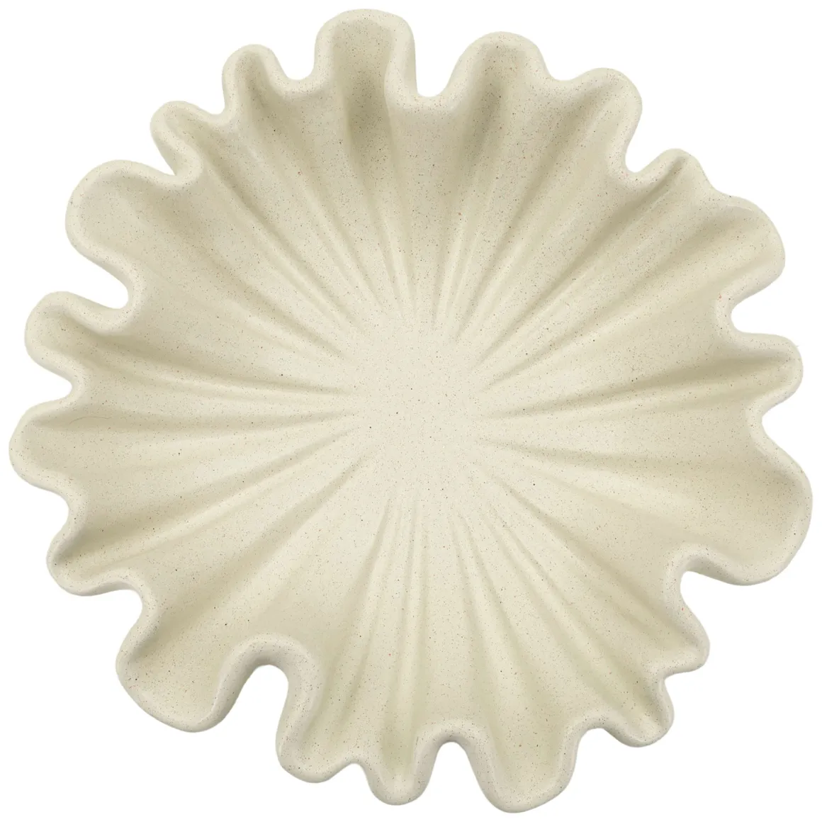 Oggettistica > Dmora Svuotatasche Effetto Pietra Sfumatura Colore Struttura Crema, - Fanepale Bianco Crema