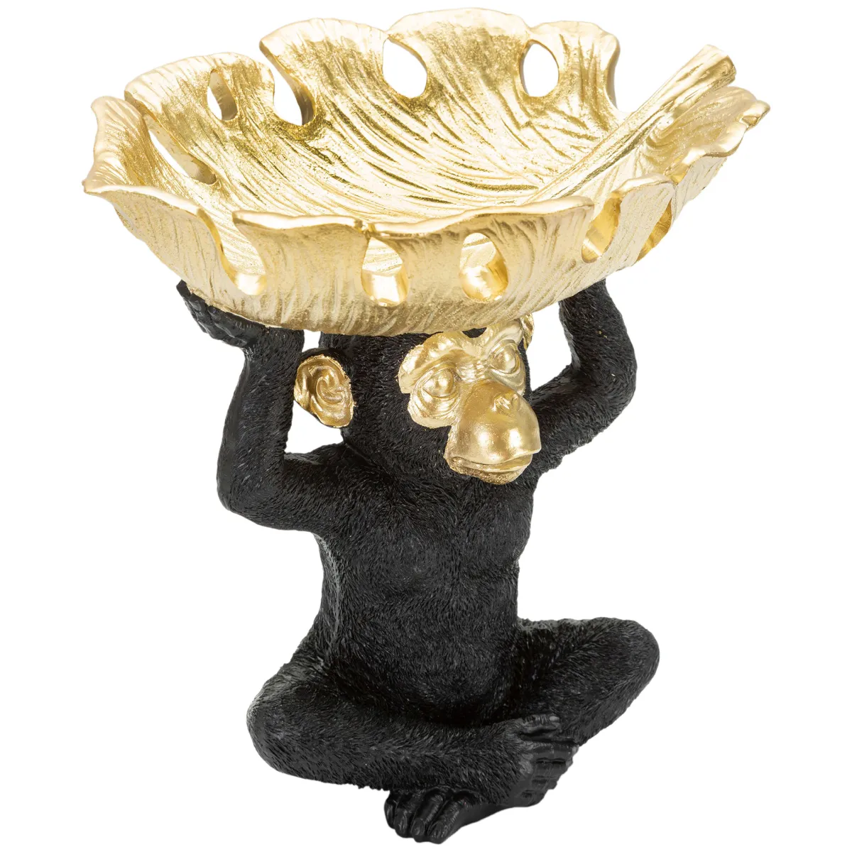 Oggettistica > Dmora Svuotatasche oro Nero Colore Struttura Nero, - Balote Nero, Oro