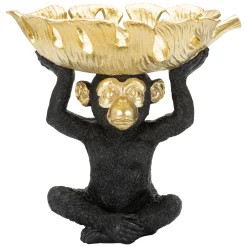 Oggettistica > Dmora Svuotatasche oro Nero Colore Struttura Nero, - Balote Nero, Oro