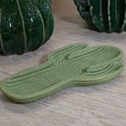Oggettistica > Dmora Svuotatasche Disegno con Cactus, - Fanipaza Verde