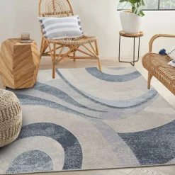 Tappeto blu 220x140 cm, Antiscivolo - Hot Springs