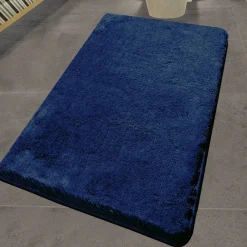 Tappeto da bagno Shelby, 140x80 cm, Blu