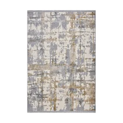 Tappeti Decorativi > Dmora Tappeto Delaware, e Beige, 120x200 cm Grigio