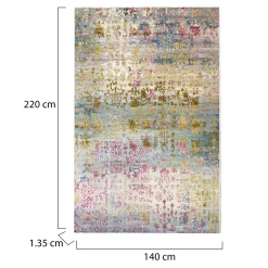 Tappeto North Ridgeville, Multicolore, 140x220 cm