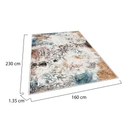 Tappeto Rocky River, Multicolore, 160x230 cm