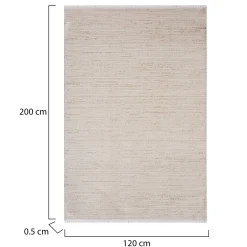 Tappeti Decorativi > Dmora Tappeto Wheelersburg, , 120x200 cm Beige