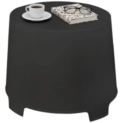 Tavoli Da Esterno > Dmora Tavolino da Esterno 2 Posti 76x49x43h cm, Made in Italy - Mclendon Nero Antracite