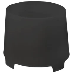 Tavolino da Esterno Nero Antracite 2 Posti 46x40x38h cm, Made in Italy - Crudup