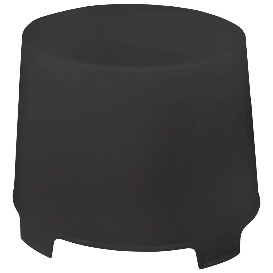 Tavolino da Esterno Nero Antracite 2 Posti 46x40x38h cm, Made in Italy - Crudup