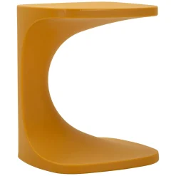 Tavolino da Salotto Arancione Adatto per Indoor/outdoor Forma Quadrato 44x54x44h cm, Colore Ripiano Arancione - Bagan