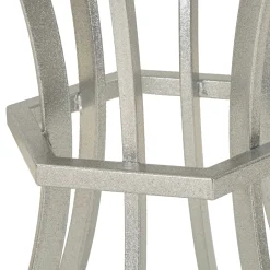Tavolini Da Salotto > Dmora Tavolino da Salotto Forma Ovale Materiale Piano in Legno Nobilitato 100x60x35h cm, Colore Ripiano Bianco - Lozza Bianco Marmo