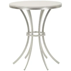 Tavolini Da Salotto > Dmora Tavolino da Salotto Forma Ovale Materiale Piano in Legno Nobilitato 100x60x35h cm, Colore Ripiano Bianco - Lozza Bianco Marmo