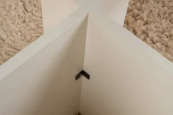 Tavolini Da Salotto|Salotto > Dmora Tavolino da Salotto Portariviste Forma Rettangolare 105x65x40h cm, Materiale Piano in Vetro - Teti Bianco