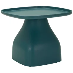 Tavolini Da Salotto > Dmora Tavolino da Salotto Adatto per Indoor/outdoor Forma Quadrato 48x48x50h cm, Colore Ripiano - Batoti Blu