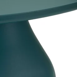 Tavolino da Salotto blu Adatto per Indoor/outdoor Angoli Arrotondati Forma Quadrato 48x48x38h cm, Colore Ripiano blu - Midelt