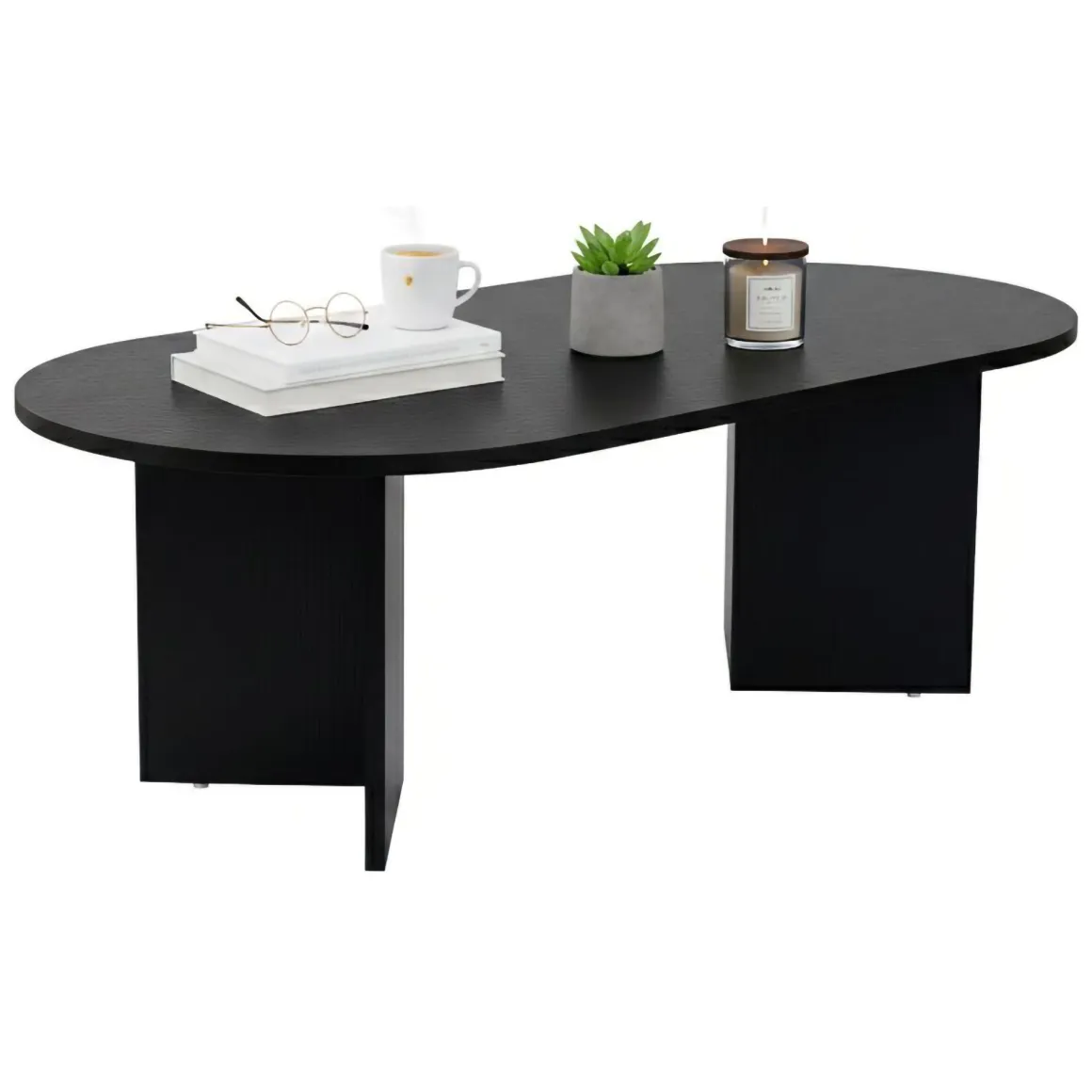 Tavolino da salotto Elain, 119x60 h40 cm, Nero