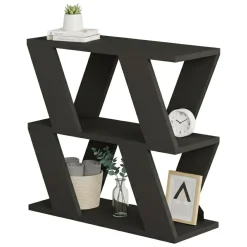 Tavolino da salotto geometrico antracite 60x22x57h cm - Beniamina