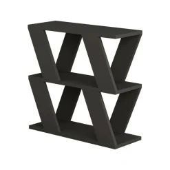 Tavolino da salotto geometrico antracite 60x22x57h cm - Beniamina