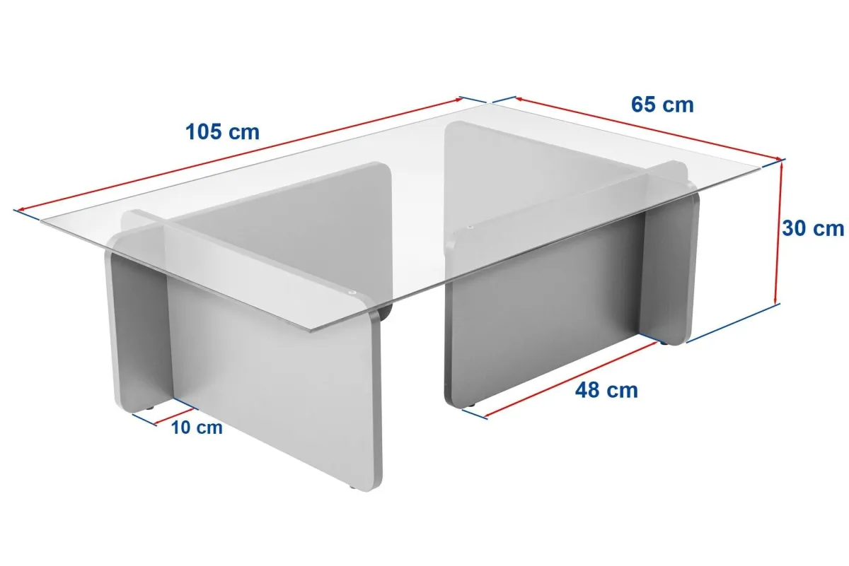 Tavolini Da Salotto > Dmora Tavolino da salotto Kallias, 105x65 h30 cm, Pino Marrone Pino