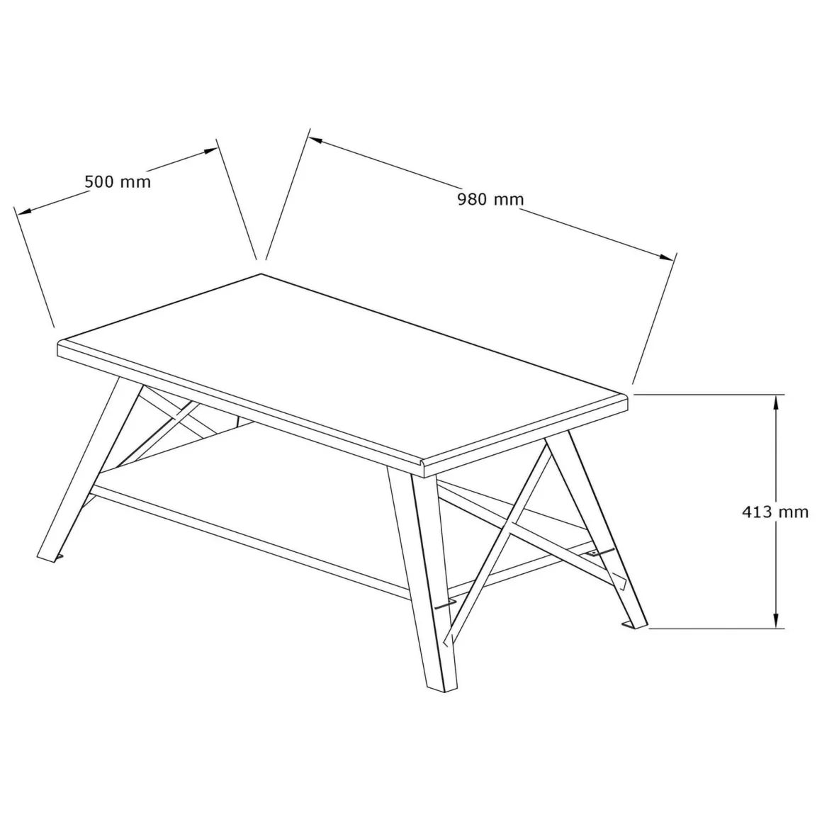Tavolini Da Salotto > Dmora Tavolino da Salotto Marrone Noce Nero set 3 Pezzi Forma Rettangolare 35x60x45h cm, Colore Ripiano Marrone - Cetara Nero, Marrone Noce