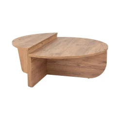 Tavolini Da Salotto > Dmora Tavolino da Salotto Peso Massimo Supportato 15 kg Forma Rettangolare 90x60x35h cm, Sfumatura Colore Ripiano Pino - Mansue Marrone Pino