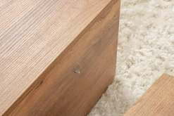 Tavolini Da Salotto > Dmora Tavolino da Salotto Peso Massimo Supportato 15 kg Forma Rettangolare 90x60x35h cm, Sfumatura Colore Ripiano Pino - Mansue Marrone Pino